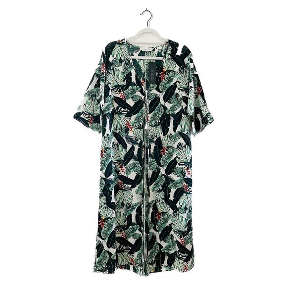 Rachel Zoe Other - NWT RACHEL ZOE Palm Print Kimono Duster - OS